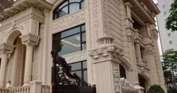 山西黄金麻别墅外墙异形定制