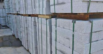 山西芝麻白路牙石，路侧石