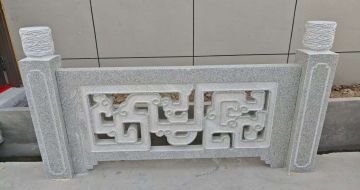 山西芝麻白河道栏杆 桥栏杆