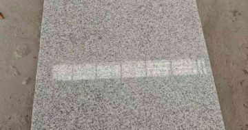 山西芝麻白光面毛板