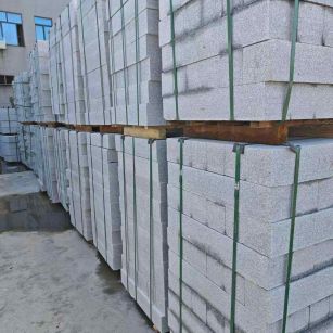 山西芝麻白路牙石，路侧石