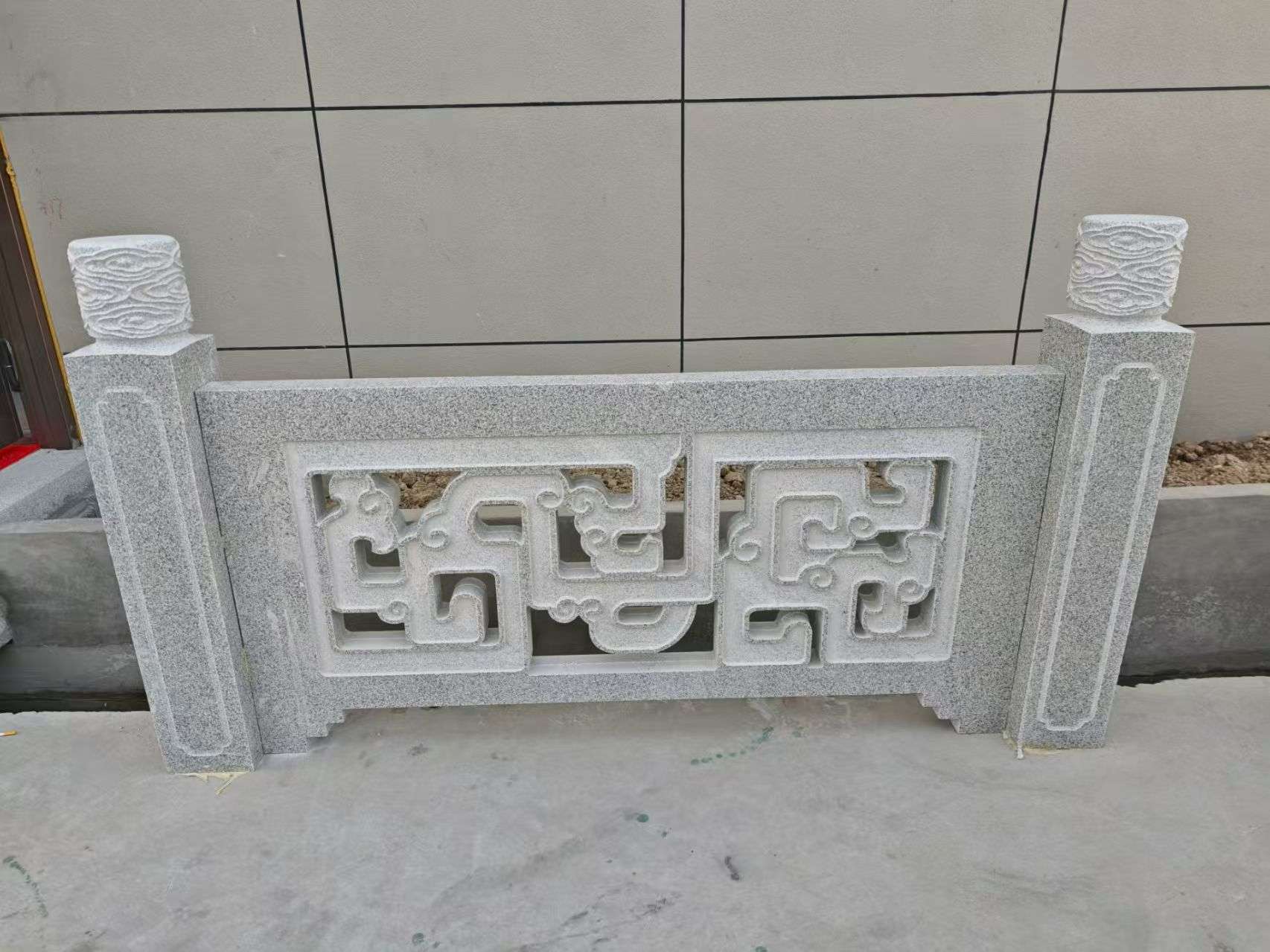 山西芝麻白河道栏杆 桥栏杆