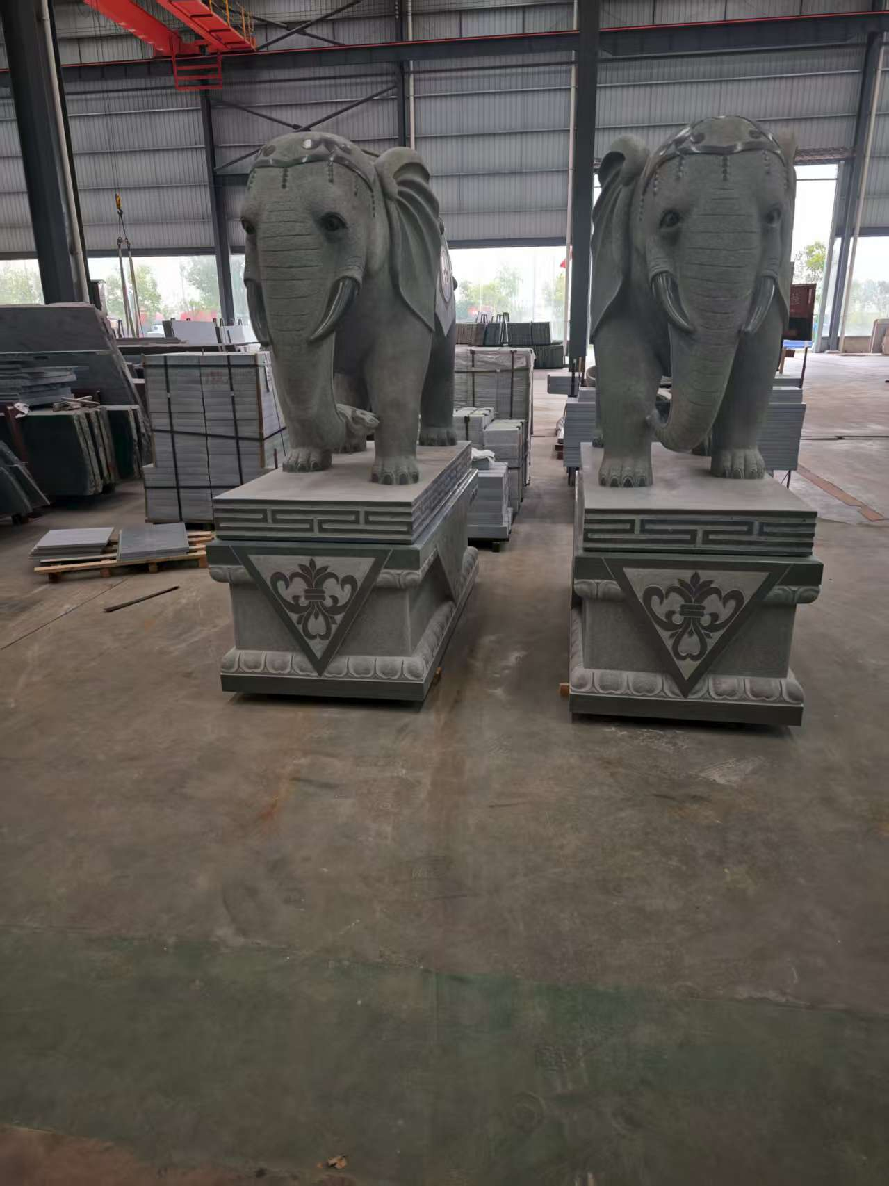 山西芝麻灰花岗岩对象 芝麻白芝麻灰大象